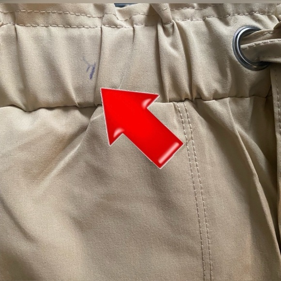 Aparna Athleisure Tie Waist Joggers - Tan - Size Small - Picture 4 of 5